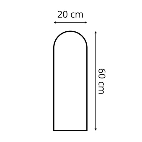 Panel Tapicerowany Magic Velvet Błękitny 20cm