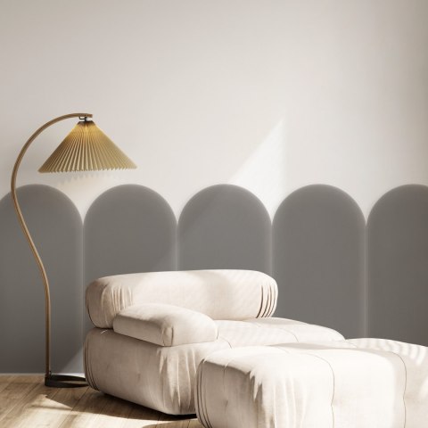Panel Tapicerowany Magic Velvet Szary 30cm