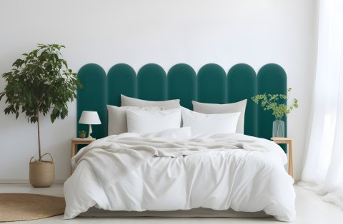 Panel Tapicerowany Magic Velvet Turkusowy 20cm