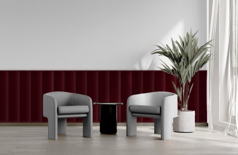 Panel Tapicerowany Magic Velvet Bordowy
