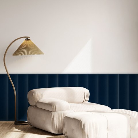 Panel Tapicerowany Magic Velvet Granatowy