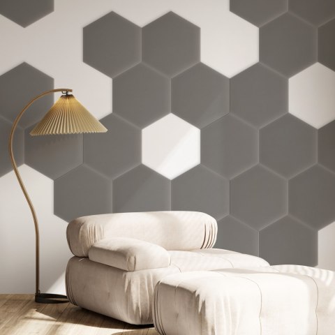 Panel Tapicerowany Magic Velvet Szary