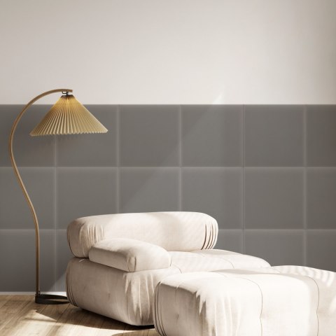 Panel Tapicerowany Magic Velvet Szary