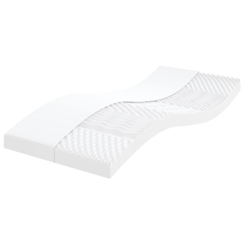 Sofa rozsuwana z materacami, czarna, 100x200 cm, aksamit