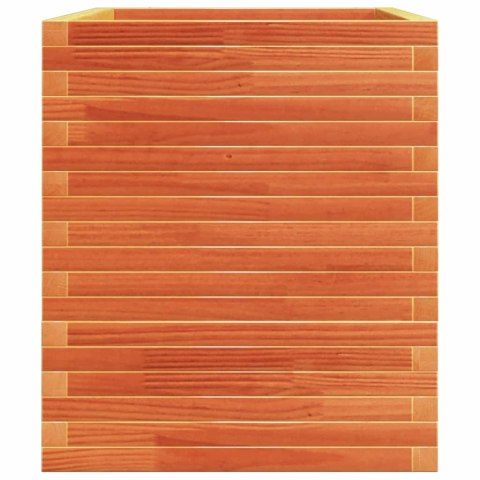 Donica ogrodowa, woskowy brąz, 110x60x72 cm, drewno sosnowe