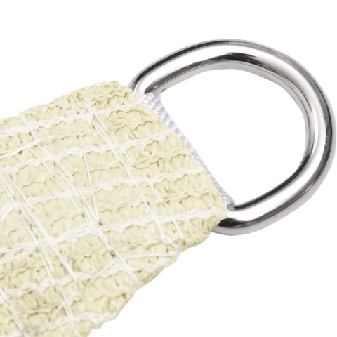 Żagiel przeciwsłoneczny, 160 g/m², kremowy, 4/5x3 m, HDPE
