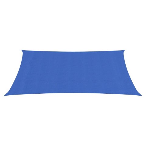 Żagiel przeciwsłoneczny, 160 g/m², czarny, 2,5x4 m, HDPE