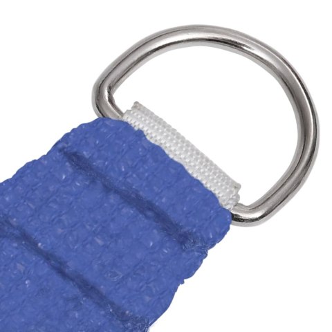 Żagiel przeciwsłoneczny, 160 g/m², czarny, 4x4x4 m, HDPE