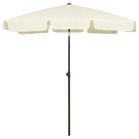Parasol plażowy, piaskowy żółty, 180x120 cm