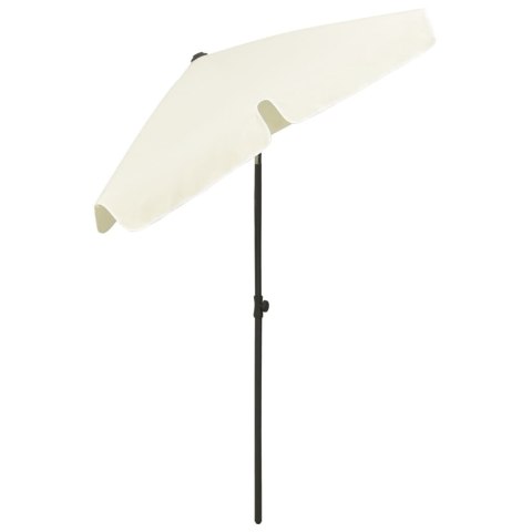 Parasol plażowy, piaskowy żółty, 180x120 cm