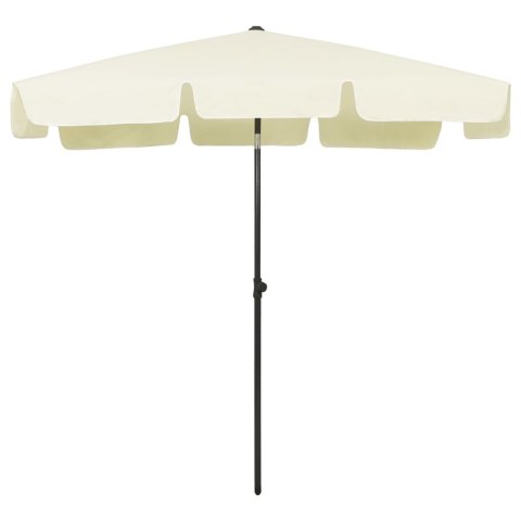 Parasol plażowy, piaskowy żółty, 200x125 cm