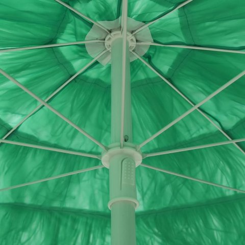 Parasol plażowy, zielony, 180 cm