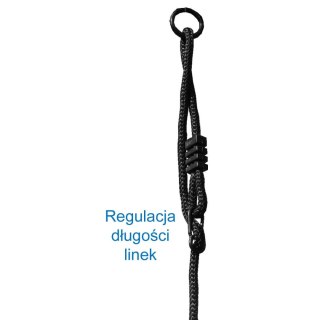 HUŚTAWKA OGRODOWA BOCIANIE GNIAZDO 110CM XXXL NIEBIESKA