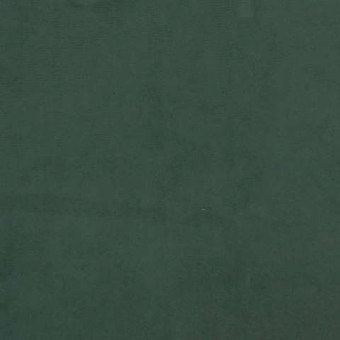 Rama łóżka bez materaca, ciemnozielone, 200x200 cm, aksamit