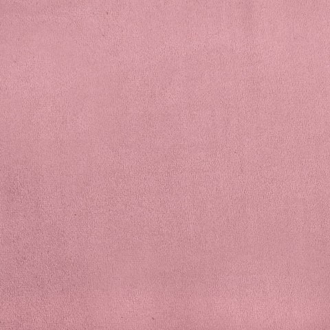 Łóżko kontynentalne z materacem, różowe, 160x200 cm, aksamit
