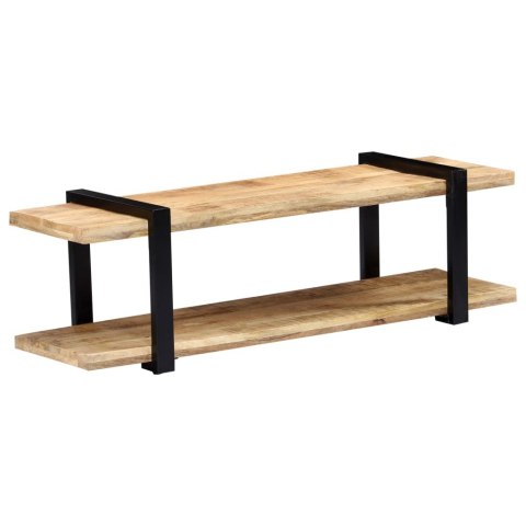 Szafka pod TV, 130x40x40 cm, lite drewno mango