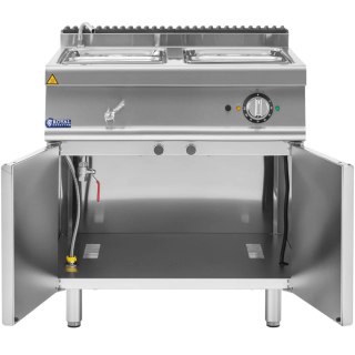 Bemar elektryczny z szafką kranem 2x GN 1/2 2x GN 1/3 6000 W