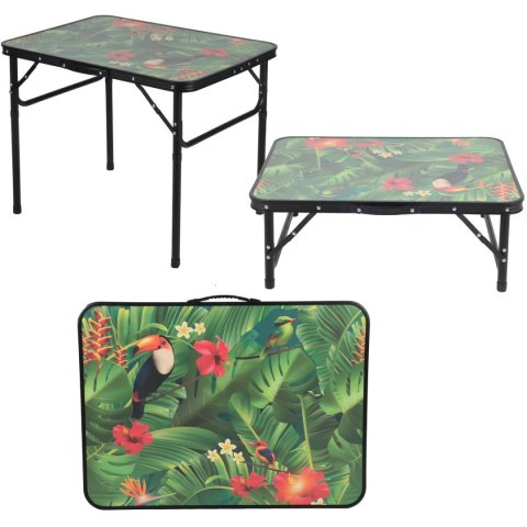 STOLIK TURYSTYCZNY 75x55x25-59CM FLOWER ENERO CAMP