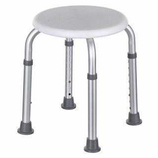 Taboret prysznicowy okrągły aluminiowy