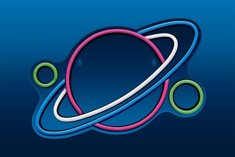 Neon LED Activejet AJE-NEON PLANET