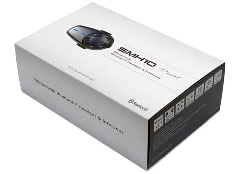 Interkom motocyklowy Sena SMH10-11 Bluetooth 3.0 900m z mikrofonem na pałąku na 1 kask