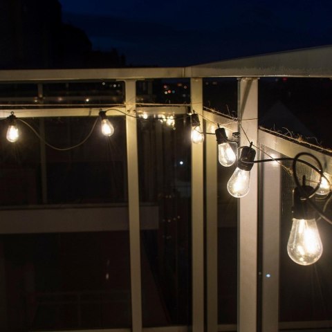PARTY LIGHT GIRLANDA ZEWNĘTRZNA 10 ŻARÓWEK 10LED 8M 230V