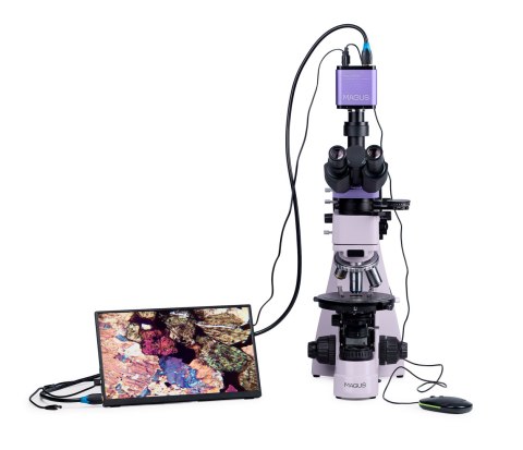 Mikroskop polaryzacyjny cyfrowy MAGUS Pol D850 LCD