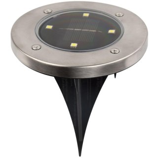 LAMPA SOLARNA 4 LED SMD DO WBICIA W PODŁOŻE KPL.4SZT