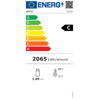 Witryna chłodnicza cukiernicza na kółkach 3 półki LED 550L