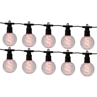 GIRLANDA OGRODOWA PARTY LIGHT 10LED G80 MULTIKOLOR