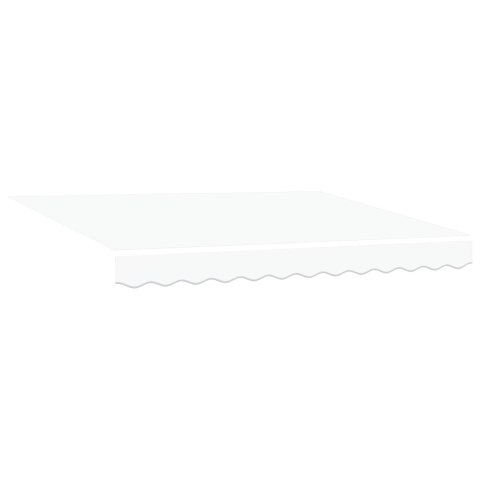 Automatyczna chowana markiza biała 300x250 cm, Materiał na markizę do ramy 3x2.5 m biały