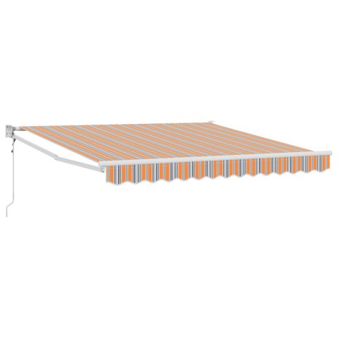 Automatyczna Chowana Markiza Paski Multikolor 350x250 cm