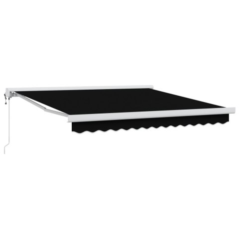 Automatyczna czarna markiza chowana 350x250 cm