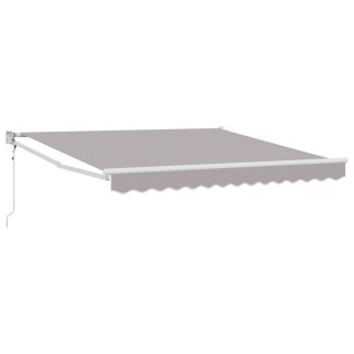 Automatyczna Markiza Chowana Jasnoszara 350x250 cm