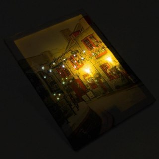 Podświetlany obraz Restauracja, 32 diody LED, 30 x 40 cm
