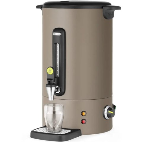 Warnik do wody grzanego wina z kranem tacką ociekową 16 l 1650 W - taupe