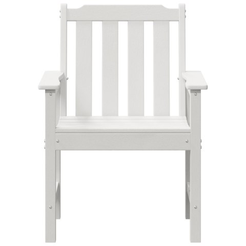 Krzesła jadalniane 6 szt. Białe 65.5x55.5x88 cm HDPE