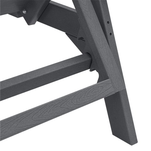 Leżaki 2 szt Jasnoszary 162x53x98.5 cm HDPE