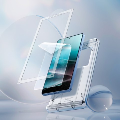 Szkło hybrydowe na Samsung Galaxy S25 Ultra Elite Shield EZ FIT - przezroczyste