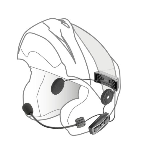 Interkom motocyklowy INTERPHONE U-COM 4, komplet na 2 kaski