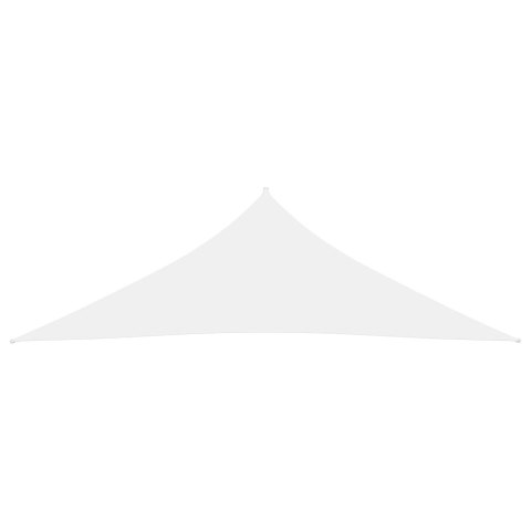 Trójkątny żagiel ogrodowy, tkanina Oxford, 3,5x3,5x4,9 m, biały
