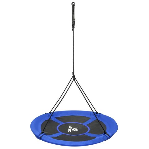 HUŚTAWKA OGRODOWA BOCIANIE GNIAZDO 100CM XXL NIEBIESKA