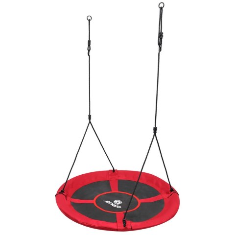 HUŚTAWKA OGRODOWA BOCIANIE GNIAZDO 110CM XXXL CZERWONA