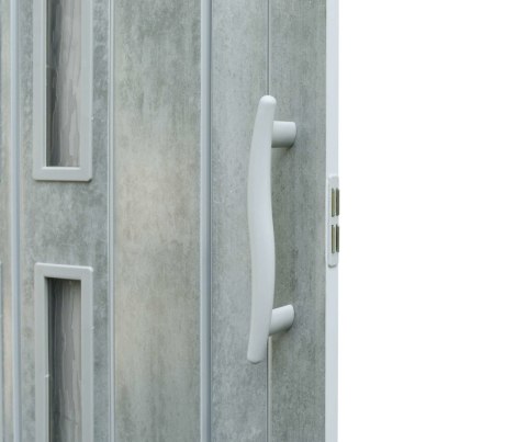 Drzwi harmonijkowe 005S-61-80 beton mat 80 cm