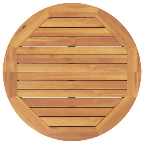 Ogrodowy stolik barowy, Ø60x105 cm, lite drewno akacjowe