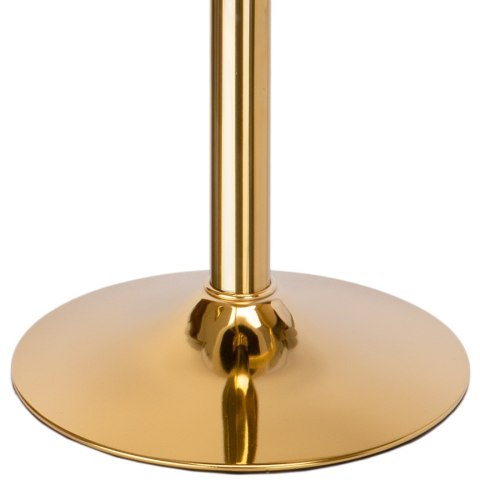 Krzesło barowe CYDRO GOLD welurowe grafitowe VELVET