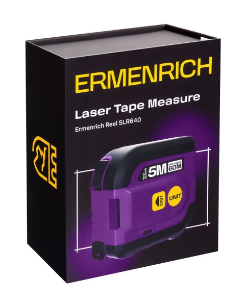 Laserowa taśma miernicza Ermenrich Reel SLR640