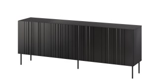 Komoda ISLA 200x40x75 czarny mat