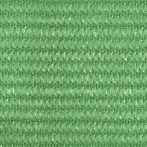 Żagiel przeciwsłoneczny, 160 g/m², jasnozielony, 5x5x6 m, HDPE