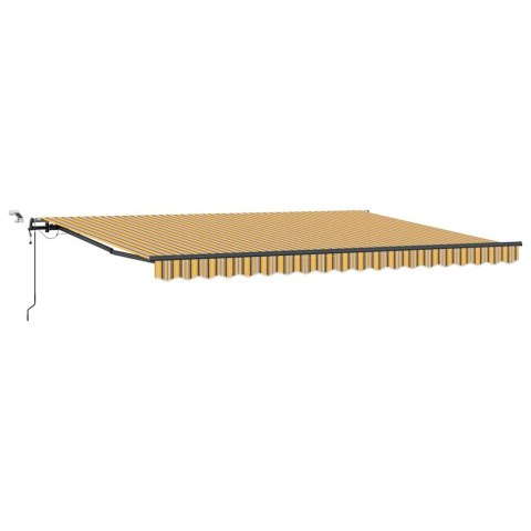 Automatyczna markiza chowana z paskiem LED w wielu kolorach 450x300 cm